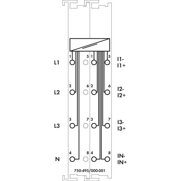 WAGO Kontakttechnik Leistungsmessklemme 750-495/000-002