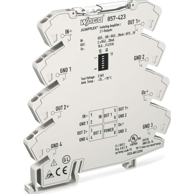 WAGO Kontakttechnik Trennverstärker 857-423