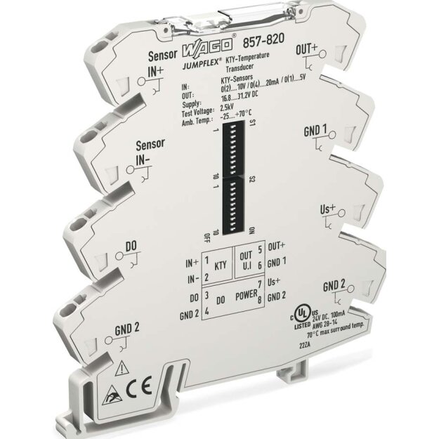 WAGO Kontakttechnik Temperaturmessumformer 857-820