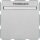 Berker 16408984 Relais-Schalter mit Zentralstück für Hotelcard Berker S.1/B.3/B.7 Alu matt