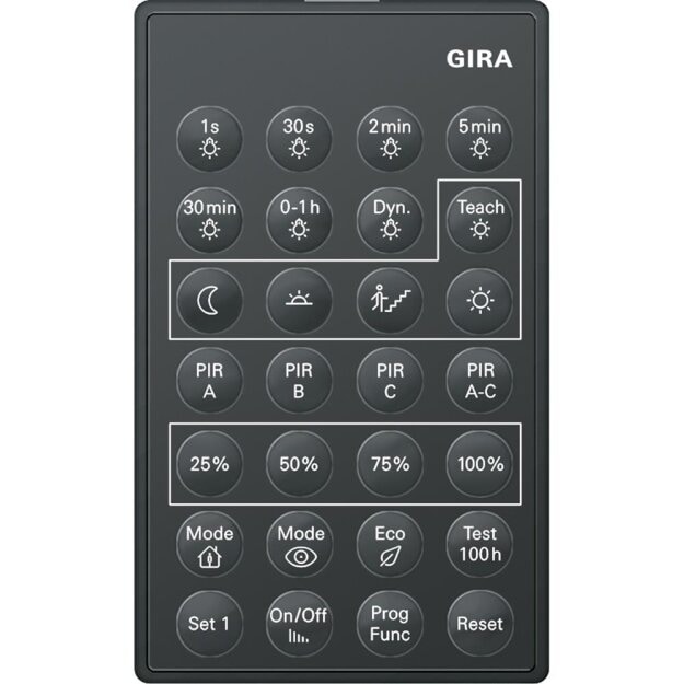 Gira 238200 IR-Fernbedienung PIR 1 Zubehör