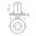 ESYLUX EP10428548 Decken-Bewegungsmelder 360° Unterputz flache Bauweise Reichweite ca Ø 8 m fernbedienbar rund MD-FLAT-E 360i/8 ROUND WHITE Weiß