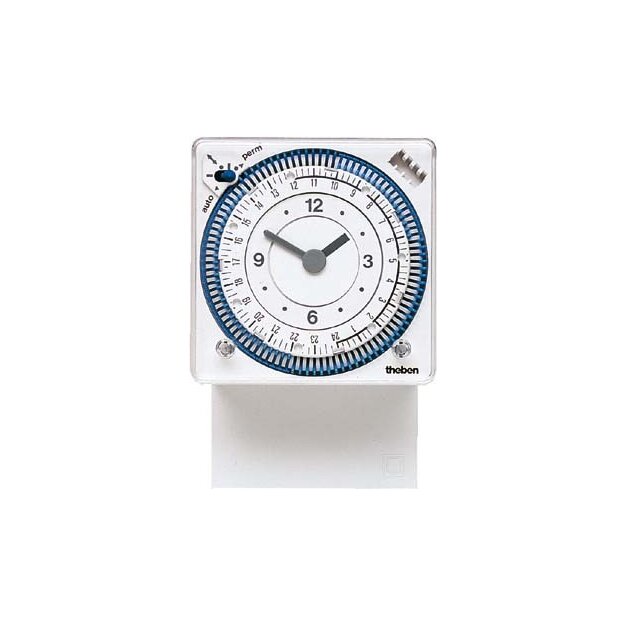 Theben 1891801 Zeitschaltuhr mit Stecksockel 24Std SUL 189s 110V