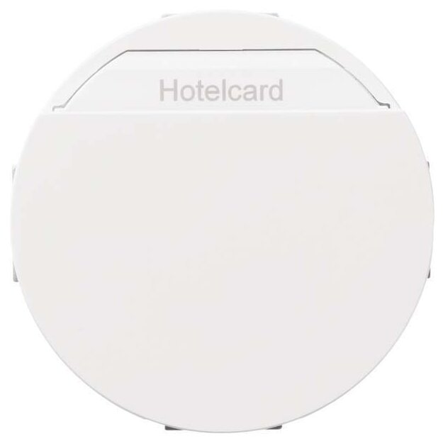 Berker 16402079 Relais-Schalter mit Zentralstück für Hotelcard R.Classic Polarweiß glänzend