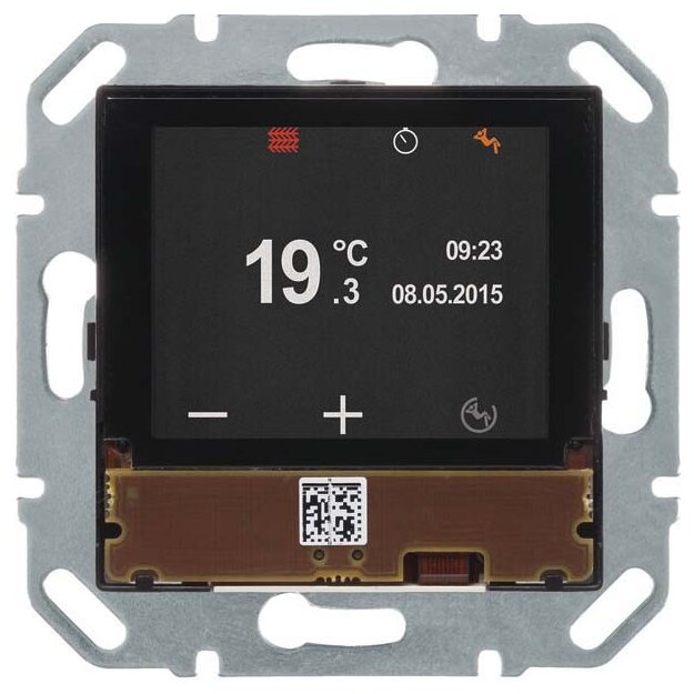 Berker 80440100 KNX Temperaturregler mit TFT-Display integriertem Busankoppler