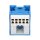 Hager N-Klemmblock KN06N QuickConnect 6 Klemmstellen