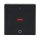 Busch-Jaeger 1788-81 Wippe mit Aufdruck mit kleiner roter Kalotte (Thermoplast) Anthrazit carat® 2CKA001751A2927
