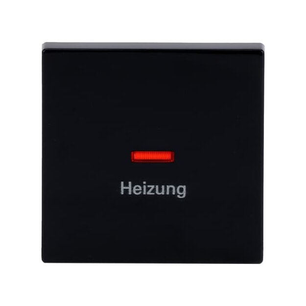 Busch-Jaeger 1789 H-81 Wippe mit Aufdruck mit kleiner roter Kalotte (Thermoplast) Anthrazit carat® 2CKA001751A2929