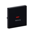 Busch-Jaeger 1789 H-81 Wippe mit Aufdruck mit kleiner roter Kalotte (Thermoplast) Anthrazit carat® 2CKA001751A2929