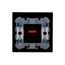Busch-Jaeger 1789 H-81 Wippe mit Aufdruck mit kleiner roter Kalotte (Thermoplast) Anthrazit carat® 2CKA001751A2929