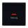 Busch-Jaeger 1789 H-81 Wippe mit Aufdruck mit kleiner roter Kalotte (Thermoplast) Anthrazit carat® 2CKA001751A2929