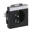 Busch-Jaeger 20 EUN-81 SCHUKO® Steckdosen-Einsatz mit Beschriftungsfeld (Thermoplast) Anthrazit 2CKA002011A3802
