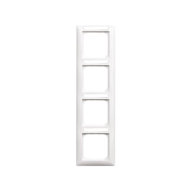 Busch-Jaeger 1724 NS-914 Abdeckrahmen 4-fach Rahmen (Thermoplast) Alpinweiß Busch-balance® SI 2CKA001754A4554