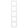 Busch-Jaeger 1725-914 Abdeckrahmen 5-fach Rahmen (Thermoplast) Alpinweiß Busch-balance® SI 2CKA001725A1562