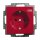 Busch-Jaeger 20 EUC/DV-917 SCHUKO® Steckdosen-Einsatz mit Aufdruck "EDV" (Thermoplast) Rot Busch-balance® SI 2CKA002011A6236