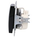 Busch-Jaeger 20 EUCB-15-914 SCHUKO® Steckdosen-Einsatz mit erh. Berührungsschutz (Thermoplast) Schwarz Busch-balance® SI 2CKA002013A5381