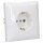 Busch-Jaeger 20 EUJB-914 SCHUKO® Steckdose mit erh. Berührungsschutz (Thermoplast) Alpinweiß Busch-balance® SI 2CKA002013A5394