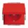 Busch-Jaeger 20 EUKB-917 SCHUKO® Steckdosen-Einsatz mit Klappdeckel (Thermoplast) Rot Busch-balance® SI 2CKA002013A5392