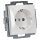 Busch-Jaeger 20 EURB-914 SCHUKO® Steckdosen-Einsatz ohne Spreize mit erh. Berührungsschutz (Thermoplast) Alpinweiß Busch-balance® SI 2CKA002013A5385