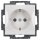 Busch-Jaeger 20 EURB-914 SCHUKO® Steckdosen-Einsatz ohne Spreize mit erh. Berührungsschutz (Thermoplast) Alpinweiß Busch-balance® SI 2CKA002013A5385