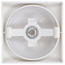 Busch-Jaeger 2115-914 Zentralscheibe mit Drehknopf, Bef.-Mutter und Glimmlampe (Thermoplast) Alpinweiß Busch-balance® SI 2CKA006599A3017