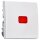 Busch-Jaeger 2509-914 Wippe mit roter Kalotte (Thermoplast) Alpinweiß Busch-balance® SI 2CKA001731A2006