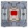 Busch-Jaeger 2509-914 Wippe mit roter Kalotte (Thermoplast) Alpinweiß Busch-balance® SI 2CKA001731A2006