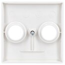 Busch-Jaeger 2531-914 Zentralscheibe als Abdeckung für handelsübliche Antennensteckdosen (Thermoplast) Alpinweiß Busch-balance® SI 2CKA001724A4334