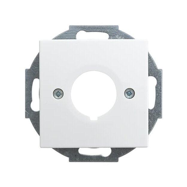 Busch-Jaeger 2533-914 Zentralscheibe mit Tragring (Thermoplast) Alpinweiß Busch-balance® SI 2CKA001724A4344