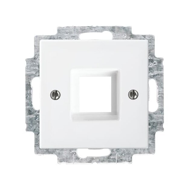 Busch-Jaeger 2561-914 Zentralscheibe mit Tragring (Thermoplast) Alpinweiß Busch-balance® SI 2CKA001753A0230