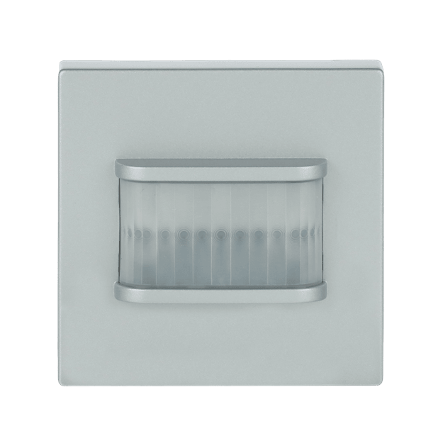Busch-Jaeger 6122/10-83 Busch-Wächter 180 UP Sensor Standard, Select mit integriertem Busankoppler (Kunststoff (lackiert)) Alusilber 2CKA006132A0365