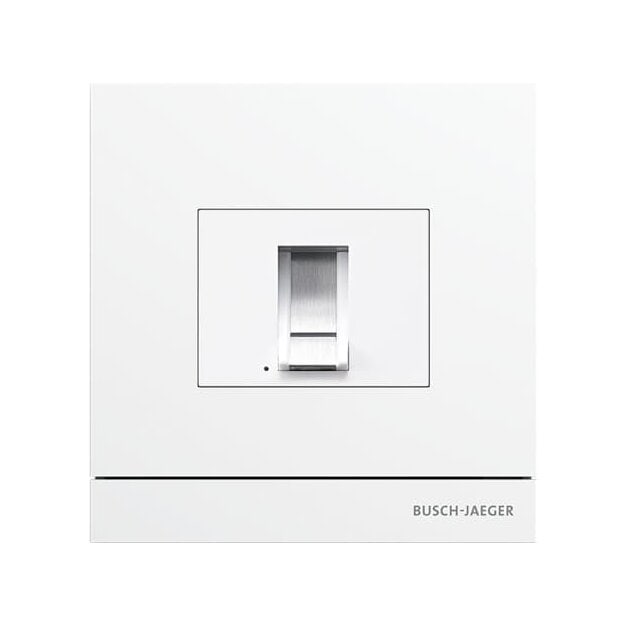 Busch-Jaeger 83100/70-664 Außenstation mit Fingerprint-Modul Studioweiß Matt 2CKA008300A0414