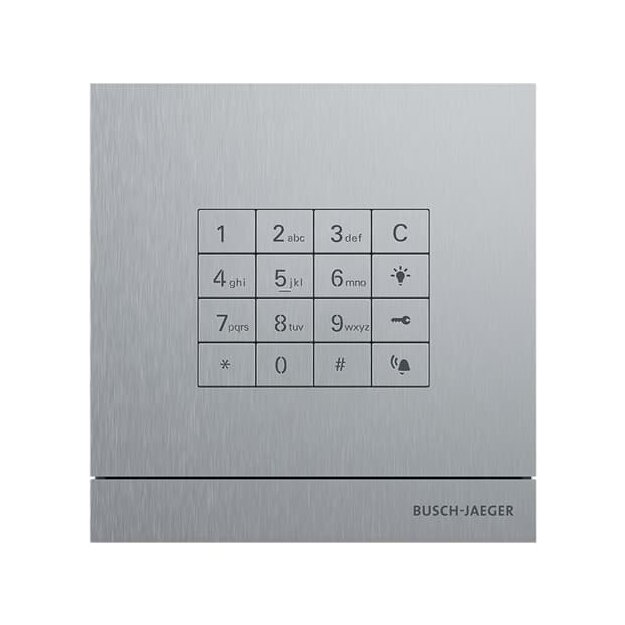 Busch-Jaeger 83100/71-660 Außenstation mit Tastatur-Modul Edelstahl 2CKA008300A0415