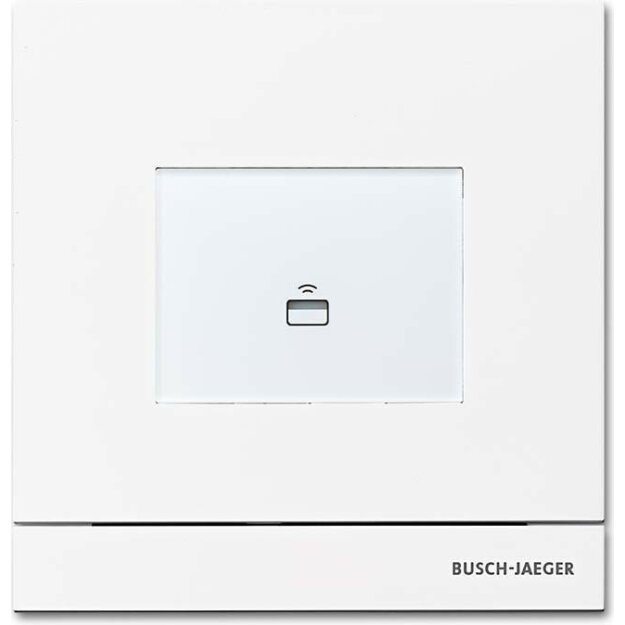 Busch-Jaeger 83100/72-664 Außenstation mit Transponder-Modul Studioweiß Matt 2CKA008300A0418