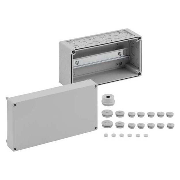 Spelsberg 62990101 Reihenklemmengehäuse mit Schutzart IP65 Nennquerschnitt 4 mm² Ui=400V AC Polystyrol RKA 4/34-L