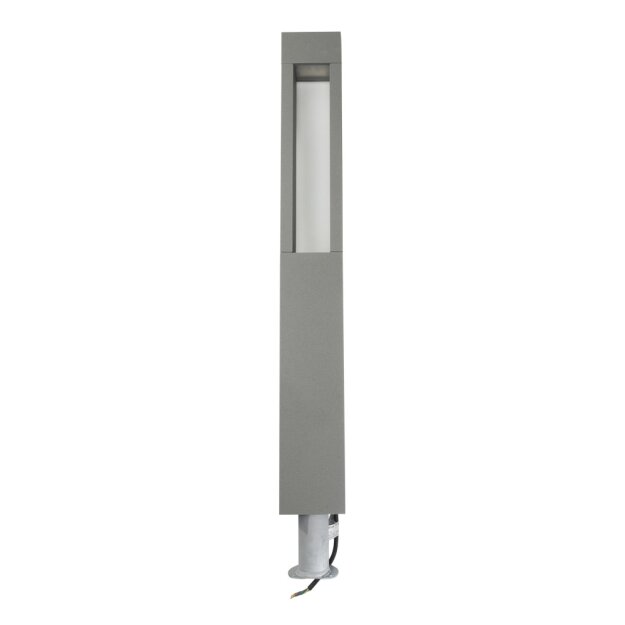 Bega 77265AK3 LED-Garten- und Wegeleuchte mit Erdstück Silber 3000 K