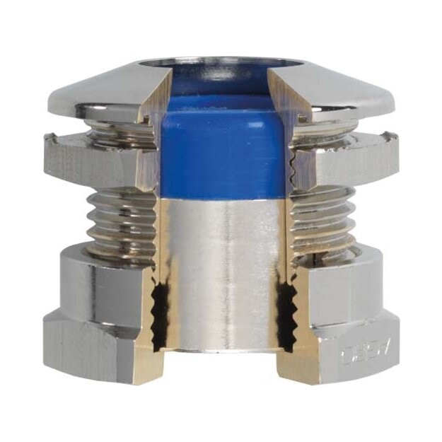 Kaiser 1040.20.96.30.105 Kabelverschraubung Progress ultraFLAT A2 M20x1.5 Kabel Ø 8.0-10.5mm Dichtung FKM Blau