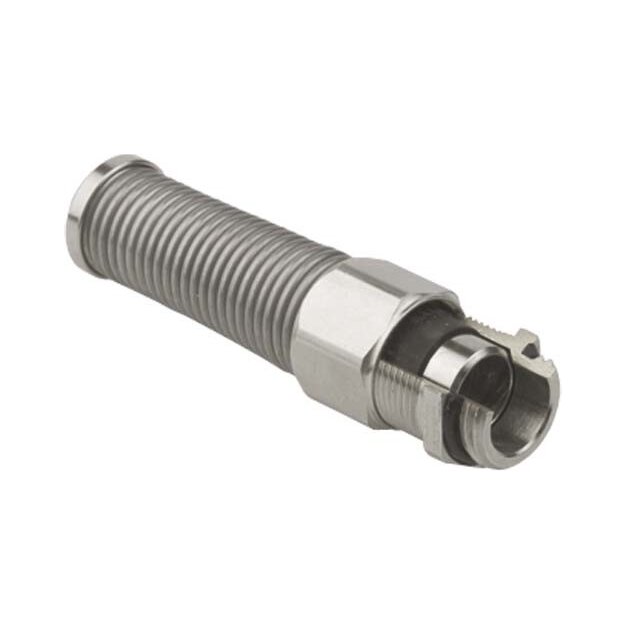Kaiser 1080.10.52.040 Kabelverschraubung Progress EMV Messing M10x1.5 Kabel Ø 3.0-4.0 mm mit Knickschutzfeder