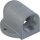 Kaiser 5529.10 Flanschwinkel 90° Zinkdruckguss PG29 hammerschlaglack. grau BxHxT=76x66x50mm