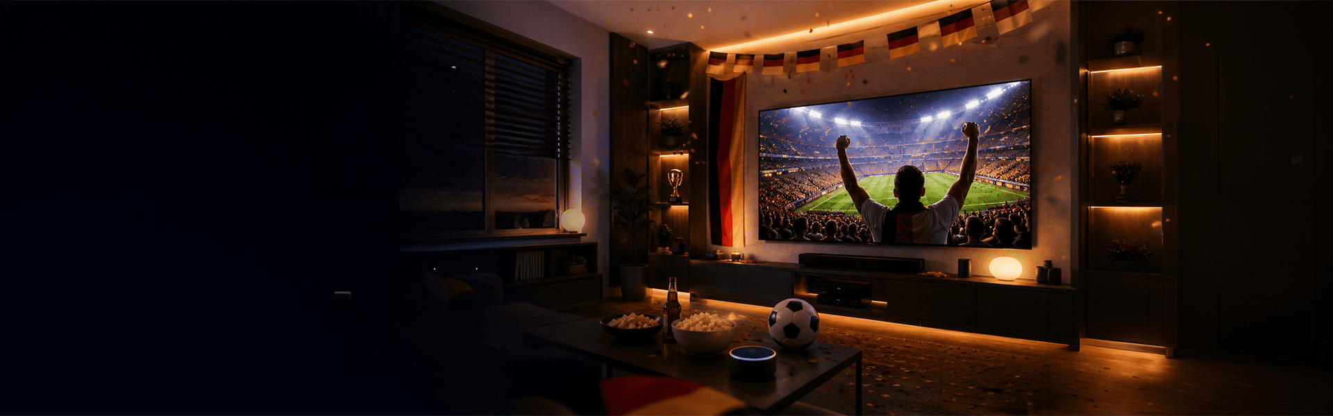 WM zuhause mit Smart Home Lichtstimmung und moderner Elektroinstallation erleben