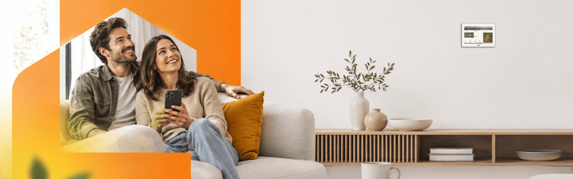 Busch-free@home Smart Home Haussteuerung mit App Panel und Schalter