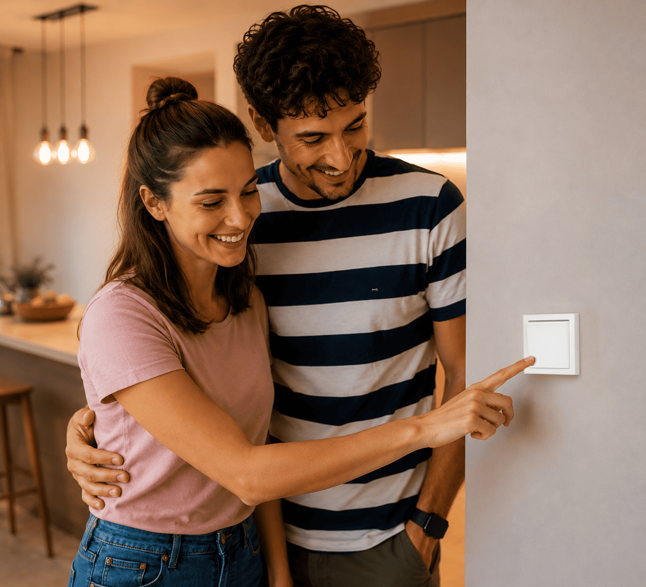 Smart Switch zur Bedienung einer Beleuchtung