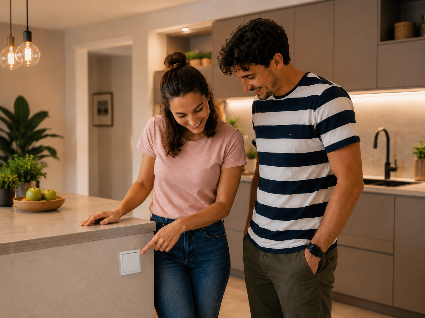Bedienung eines Busch-Jaeger Smart Switch wireless