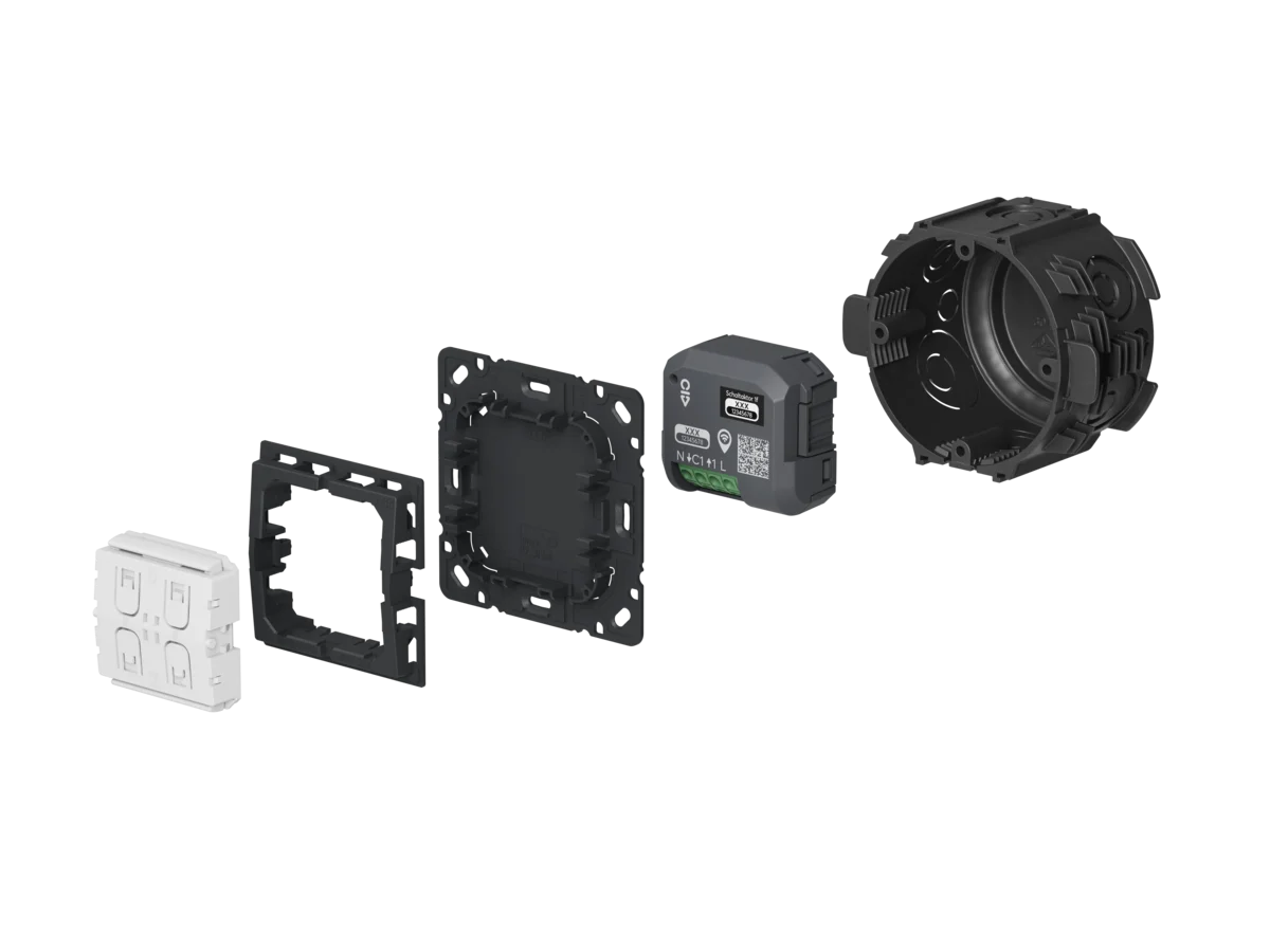 Wireless-Unterputzaktor mit flachem Smart Switch wireless