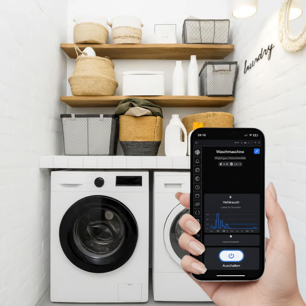 Shelly Laundry Reminder – automatische Waschmaschinenüberwachung