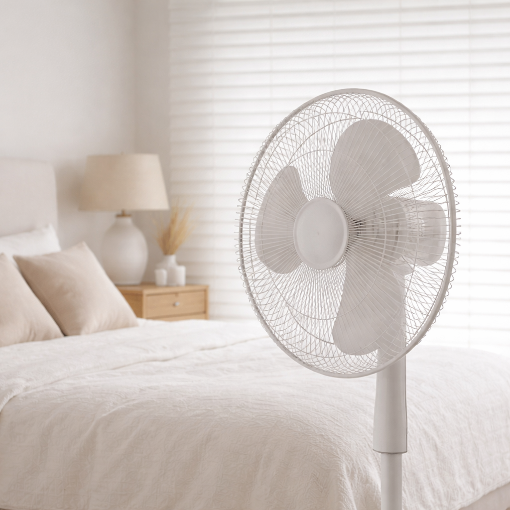 JUNG HOME Puck Klimasteuerung mit Beschattung und Ventilator